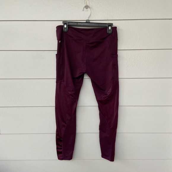 Fabletics Salar Statement PowerLite 7/8 Burgundy L - Picture 8 of 9